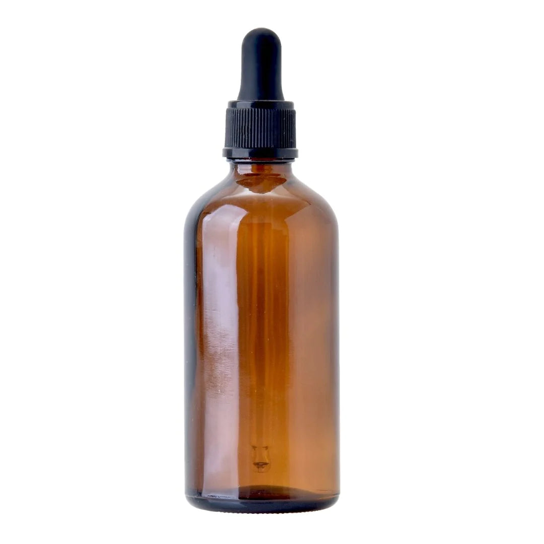 Amber Bottle 100ml With Dropper 100ml