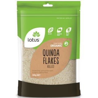 Lotus Organic Rolled Gluten Free Quinoa Flakes 300g