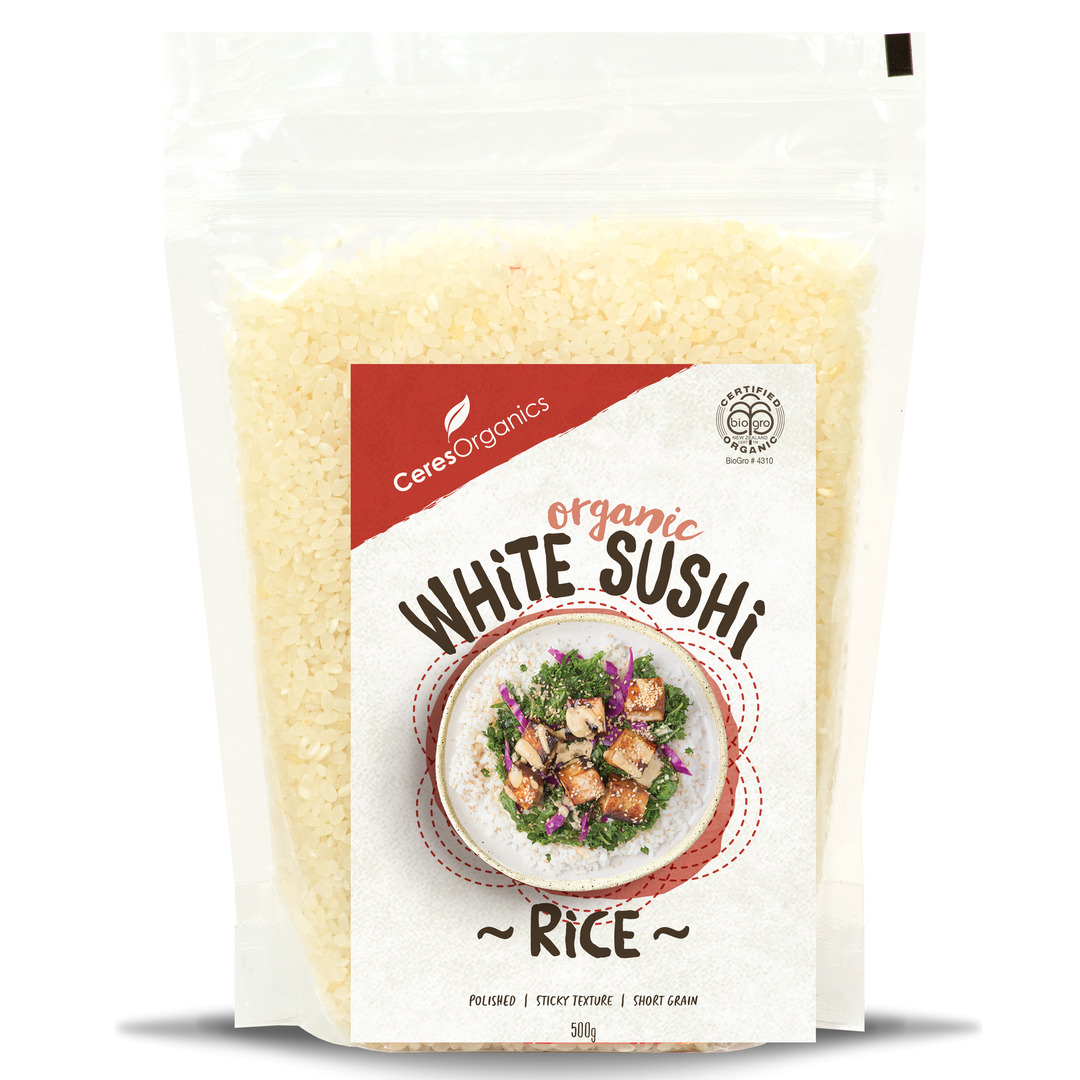 Ceres Organics White Sushi Rice 500g