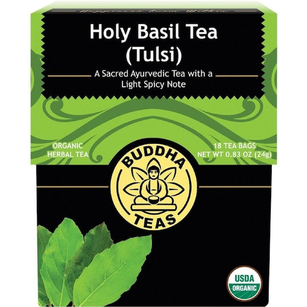 Buddha Teas Organic Holy Basil (tulsi) Tea 18tb