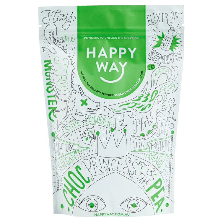 Happy Way Pea Protein Chocolate 500g