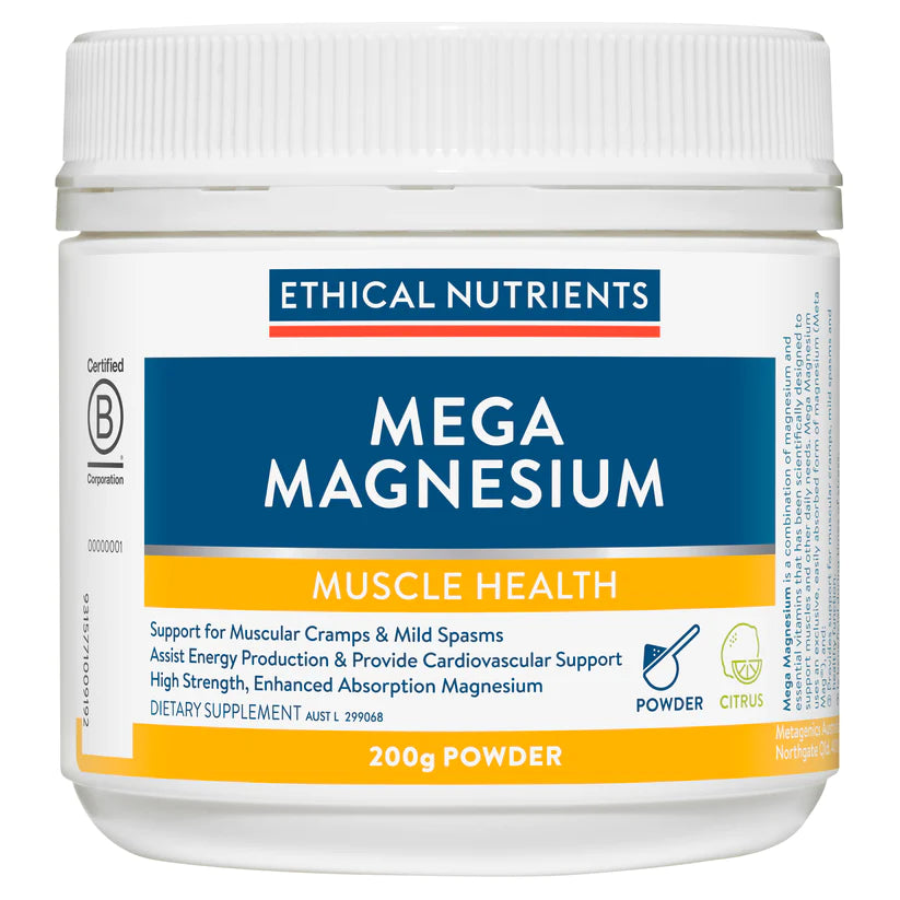 Ethical Nutrients Mega Magnesium Citrus 200g