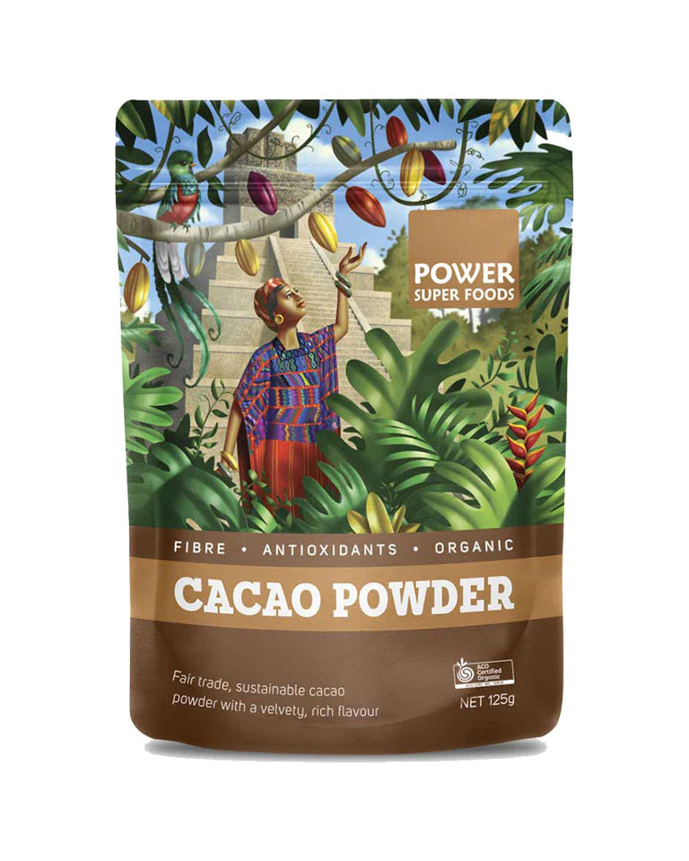 Power Super Foods Organic Cacao Butter Raw Buttons 250g