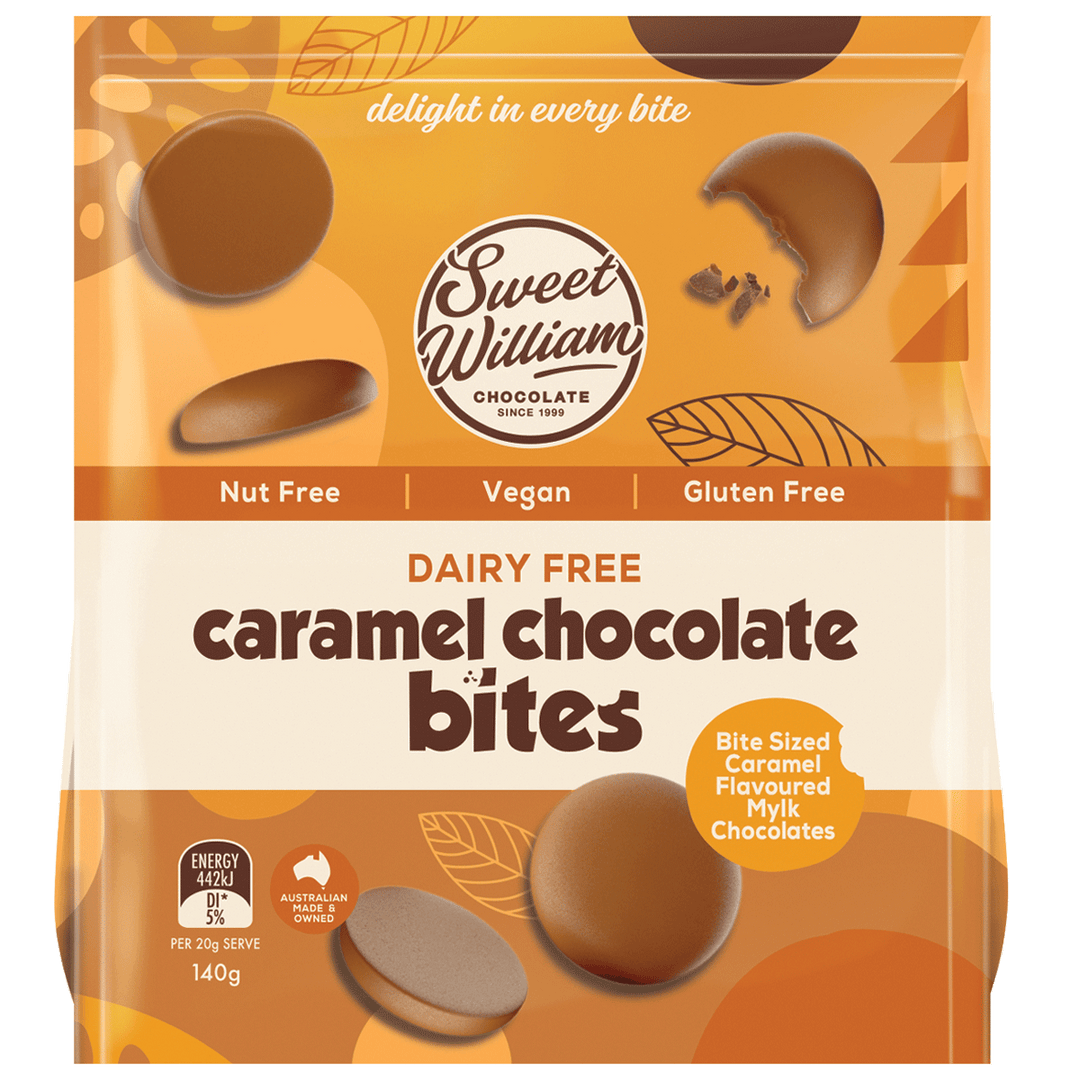 Sweet William Caramel Chocolate Bites 140g