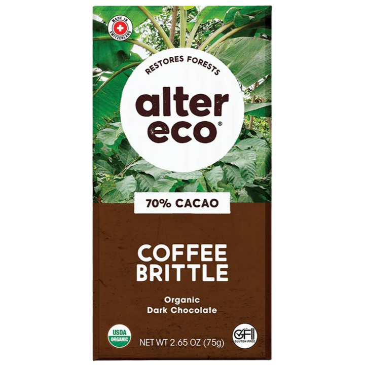 Alter Eco Organic Dark Coffee Brittle 75g