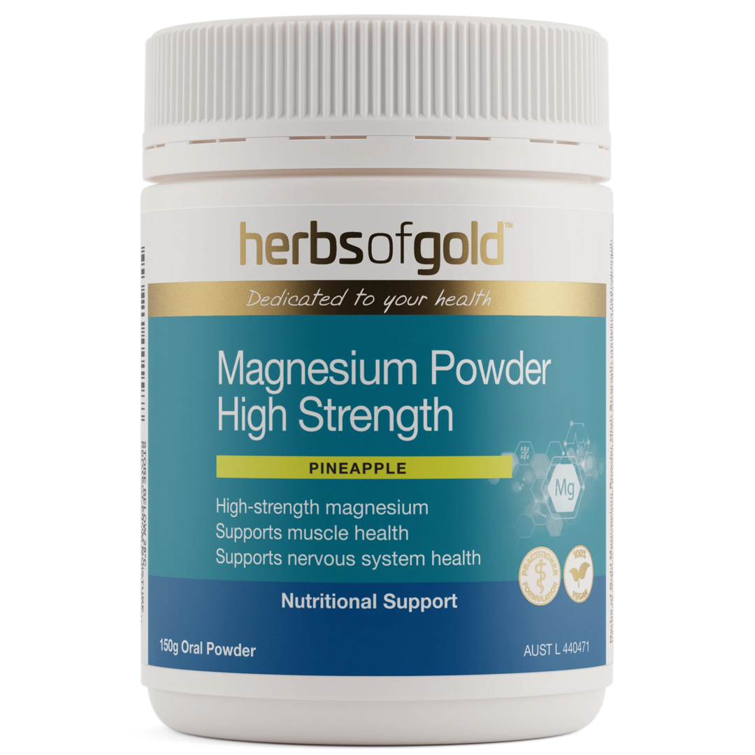 Herbs Of Gold Magnesium Powder High Strength