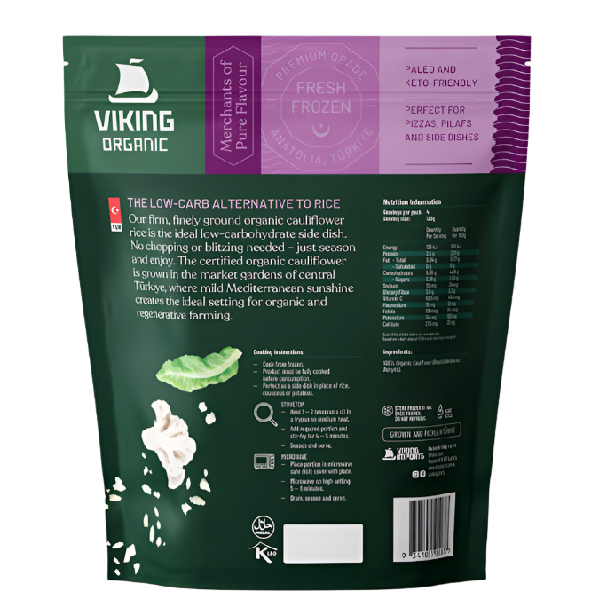 Viking Organic Cauliflower Rice 500g