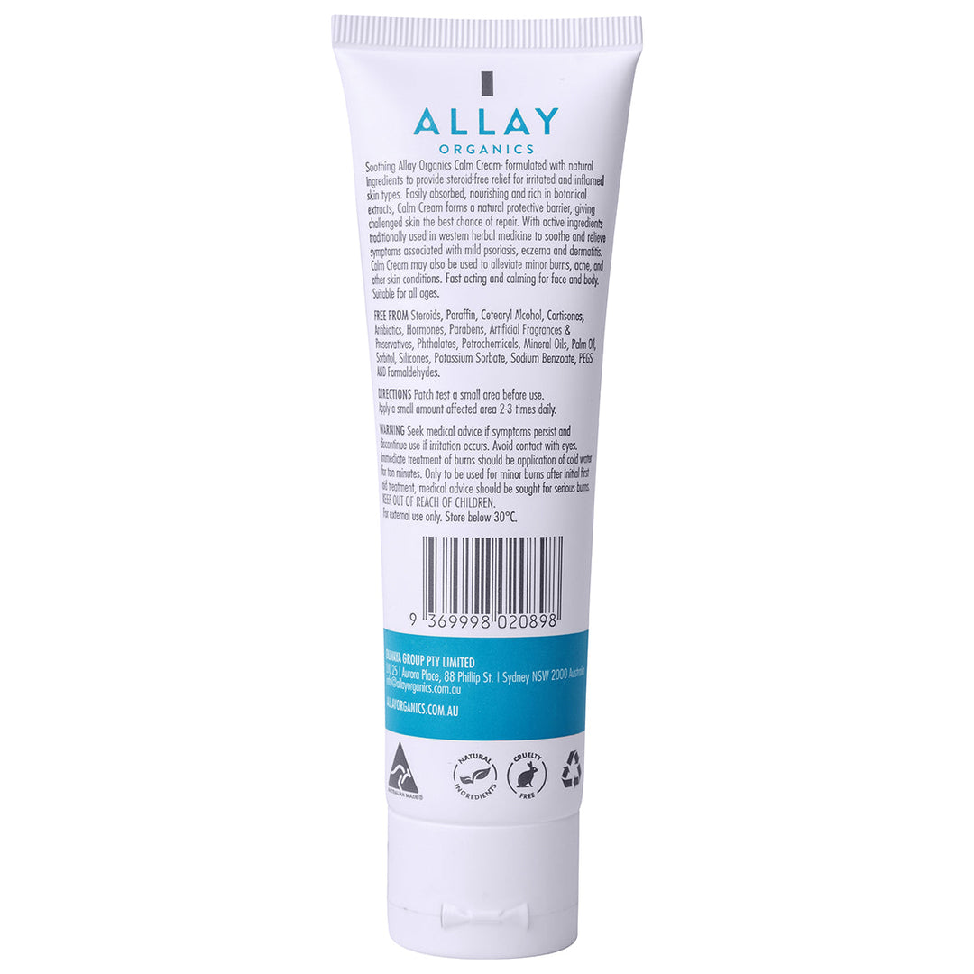 Allay Organics Calm Cream For Psoriasis & Eczema 90ml