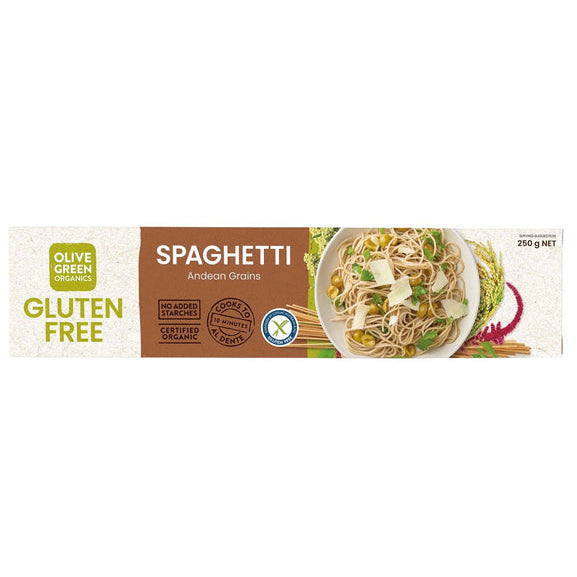 Olive Green Organics Andean Grains Spaghetti 250g