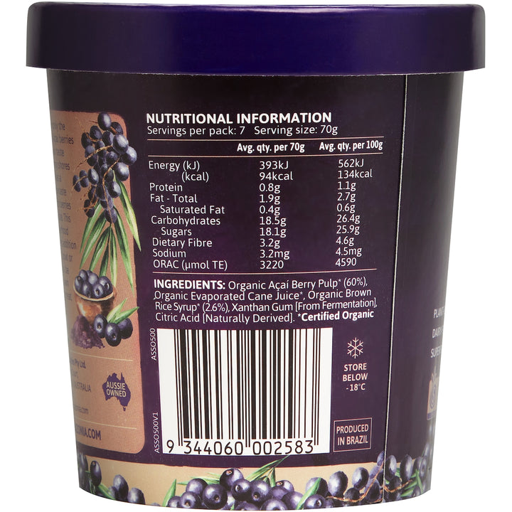 Amazonia Acai Sorbet 500ml