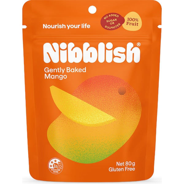Nibblish Gently Baked Mango 80g