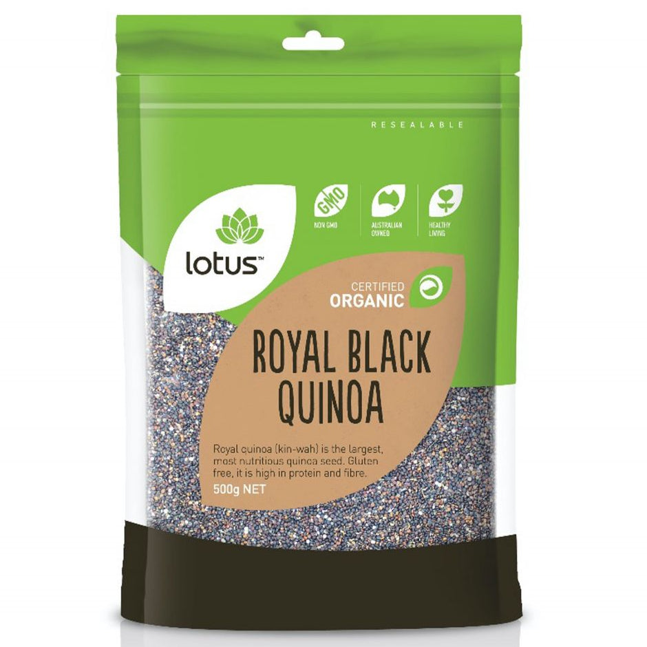 Lotus Organic Quinoa Grain Black 500g