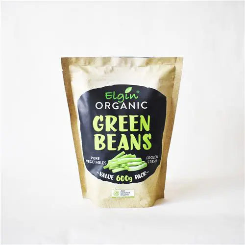 Elgin Organic Green Beans 600g