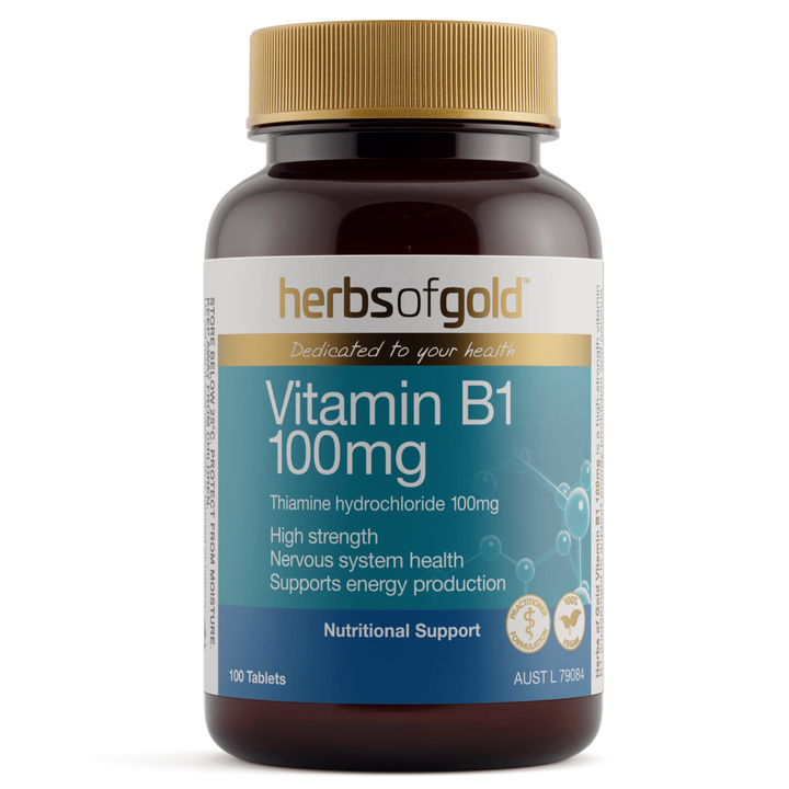Herbs Of Gold Vitamin B1 100mg 100t