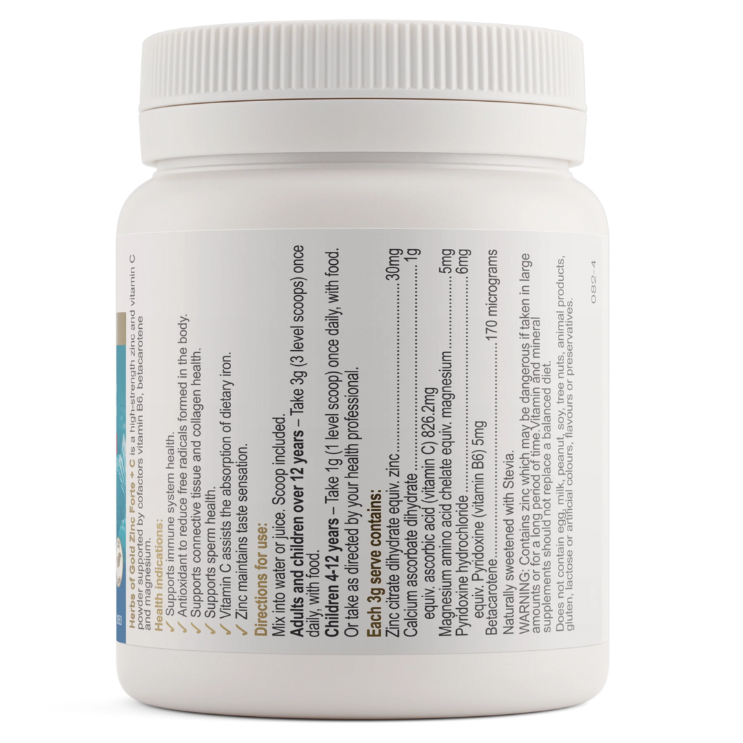 Herbs Of Gold Zinc + C 100g