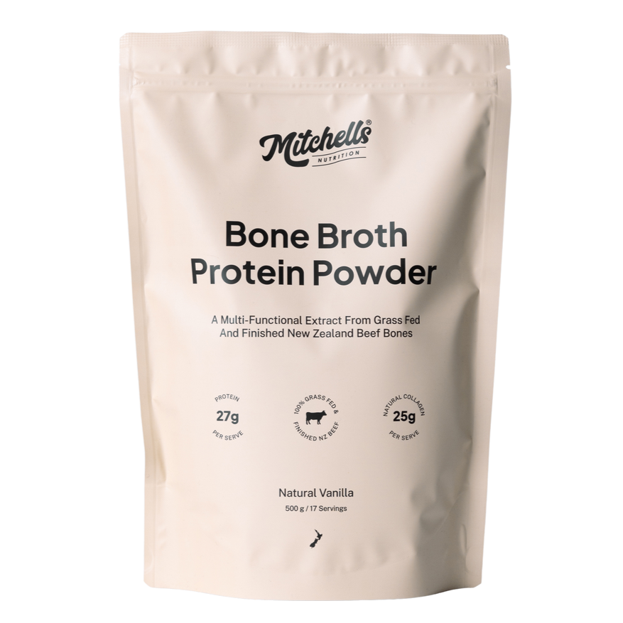 Mitchells Nutrition Bone Broth Protein Powder Vanilla 500g
