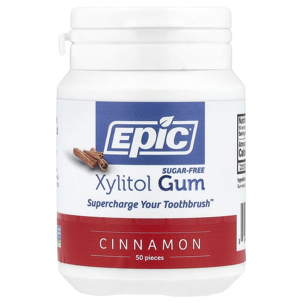 Epic Cinnamon Xylitol Gum 50 Pack