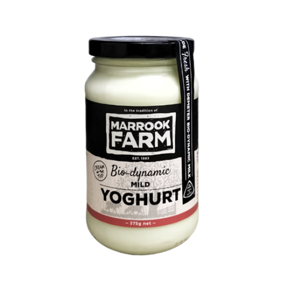 Marrook Farm Biodynamic Yoghurt Natural 375g