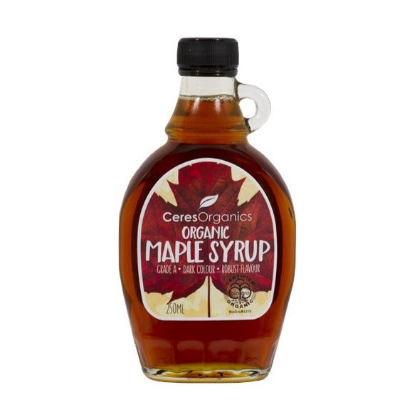 Ceres Organics Pure Dark A Grade Maple Syrup 250ml