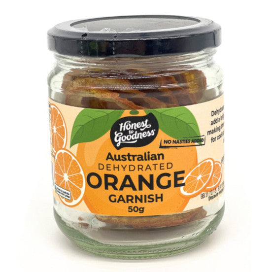 Honest To Goodness Organic Dehydrated Orange Garnish 50g