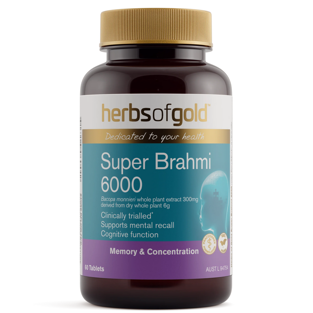 Herbs Of Gold Brahmi 6000 60t