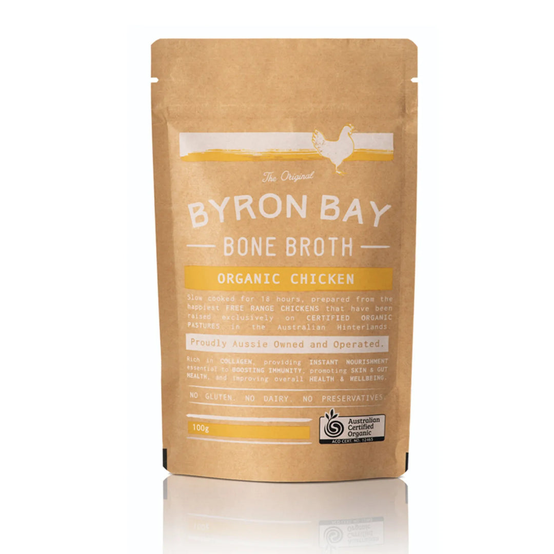 Byron Bay Broth Organic Chicken & Vegetable Broth 100g