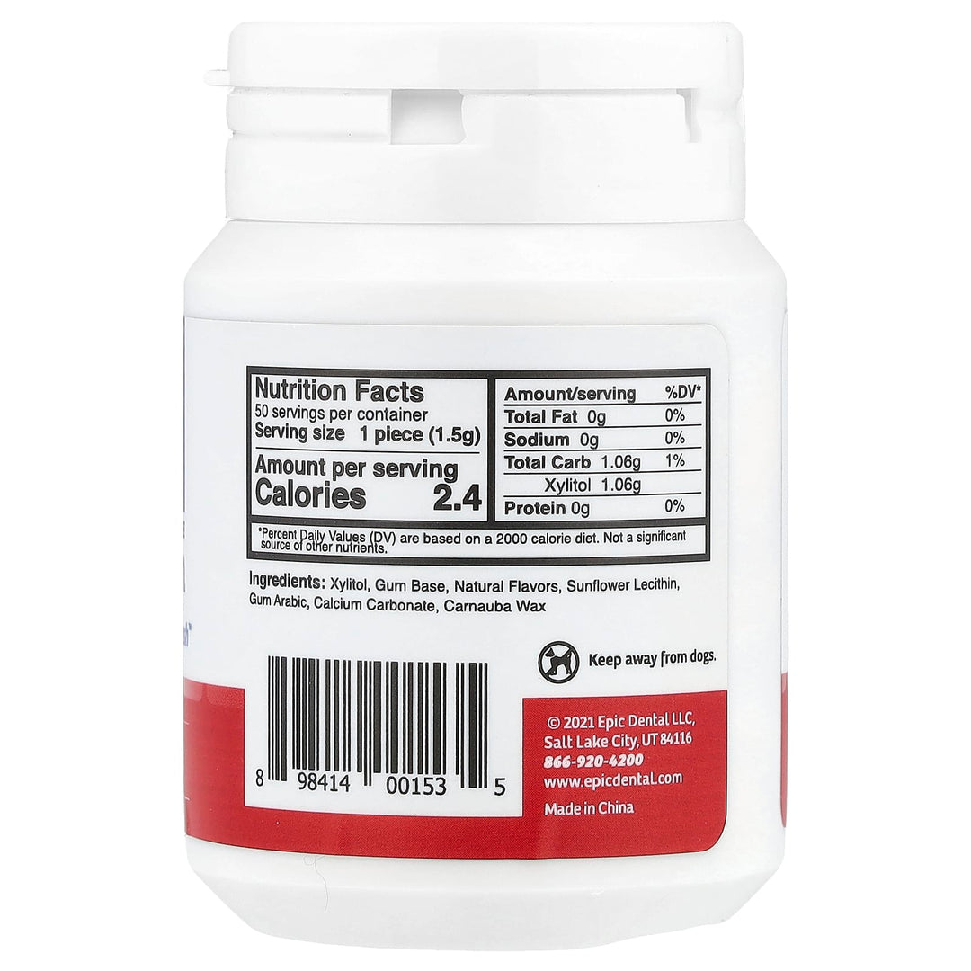 Epic Cinnamon Xylitol Gum 50 Pack