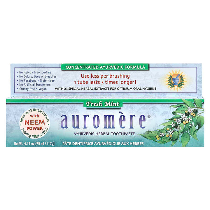 Auromere Mint Toothpaste 117g