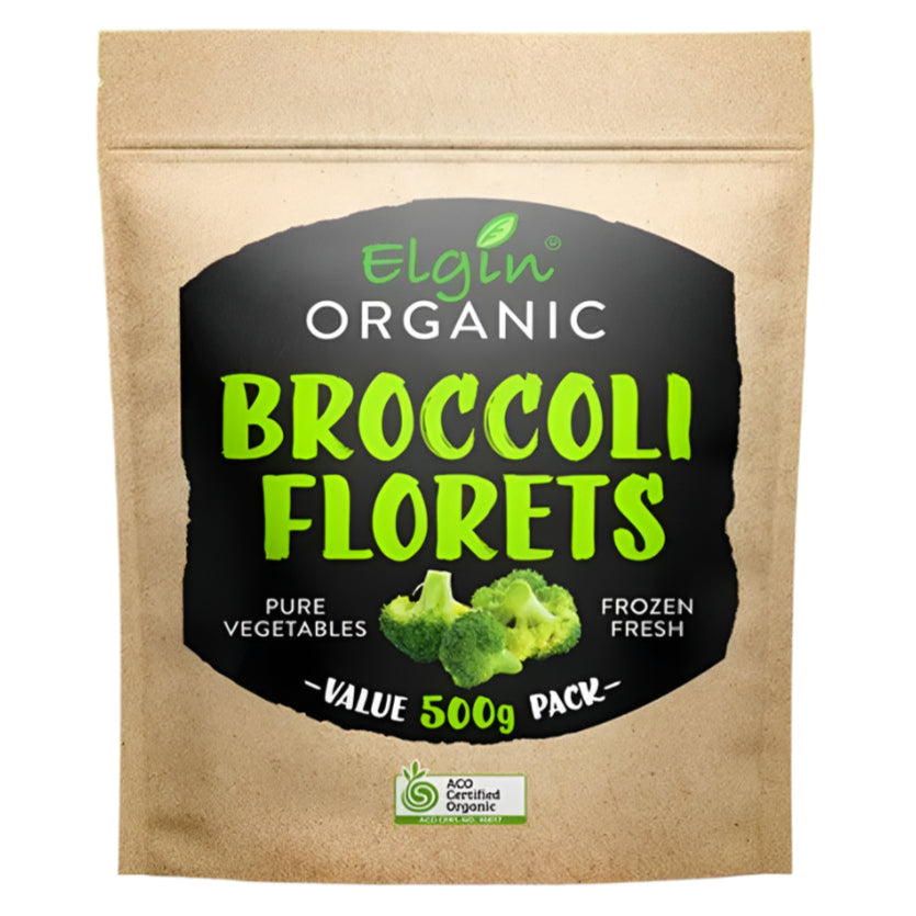 Elgin Organic Broccoli Florets 500g