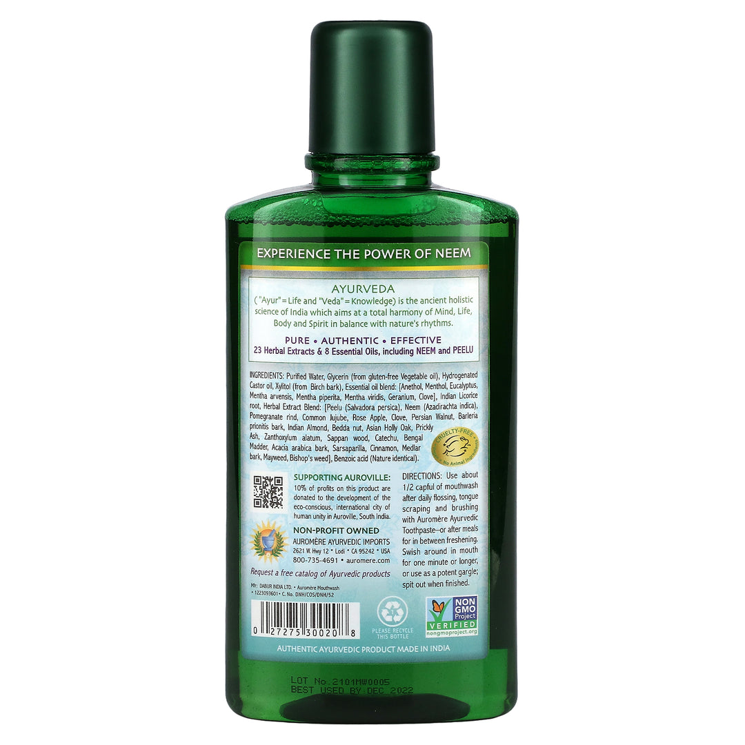 Auromere Mouthwash Neem And Peelu 473ml