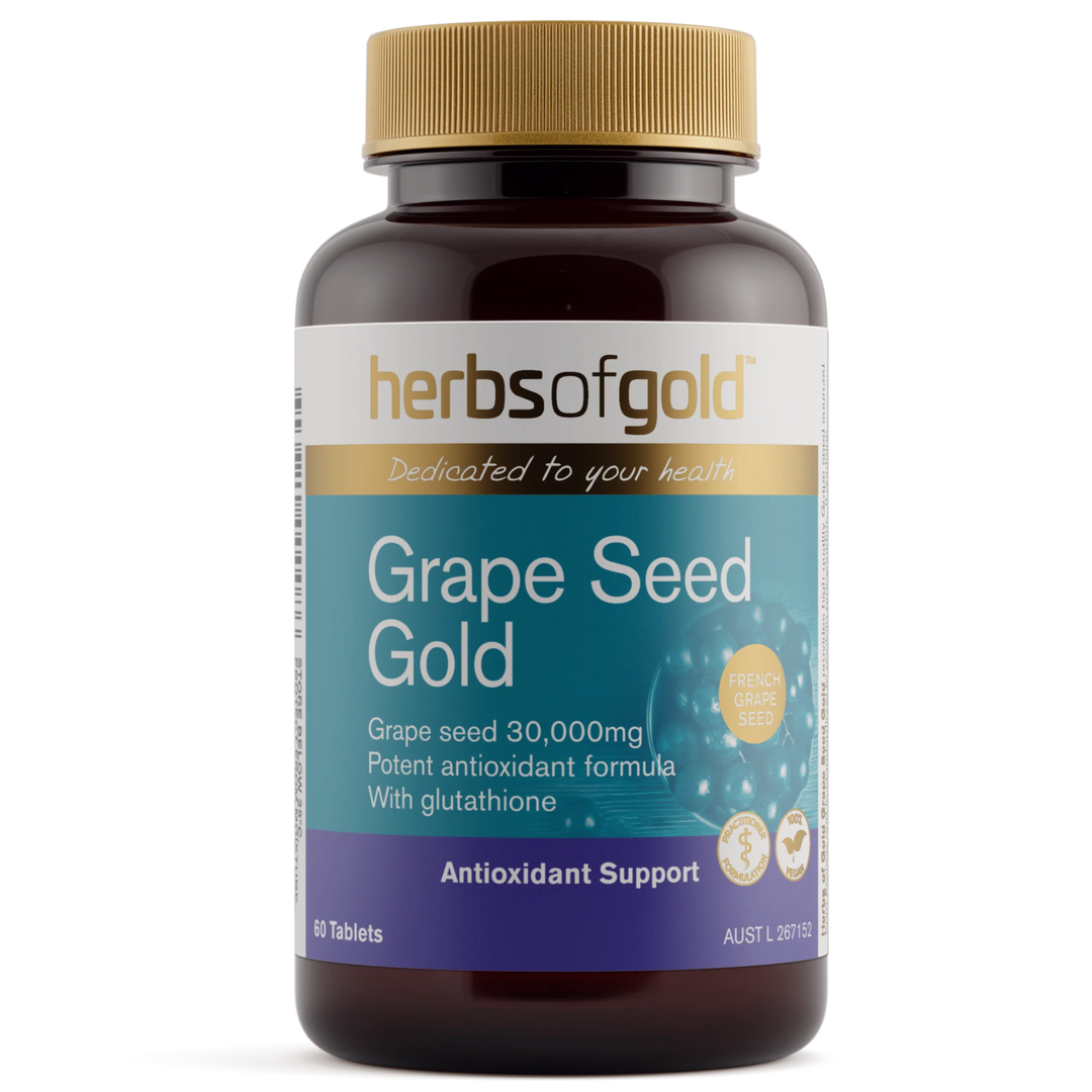 Herbs Of Gold Grape Seed Gold 60t