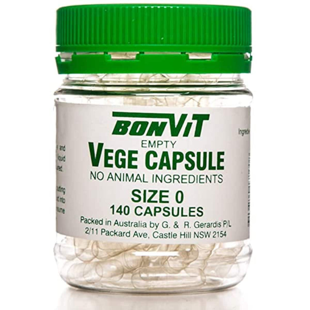 Bonvit Empty Vege Capsules 140c