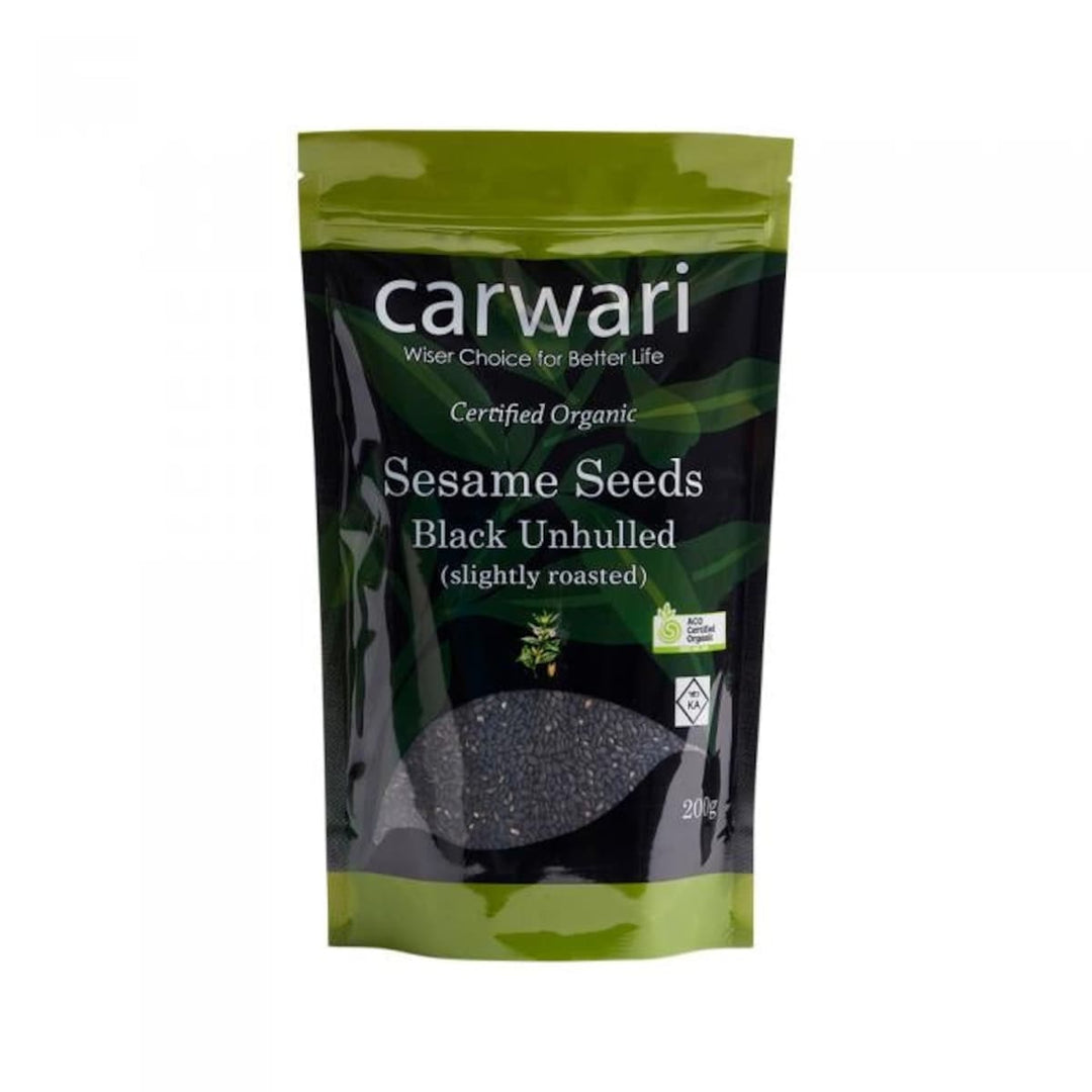 Carwari Organic Black Sesame Seeds 200g