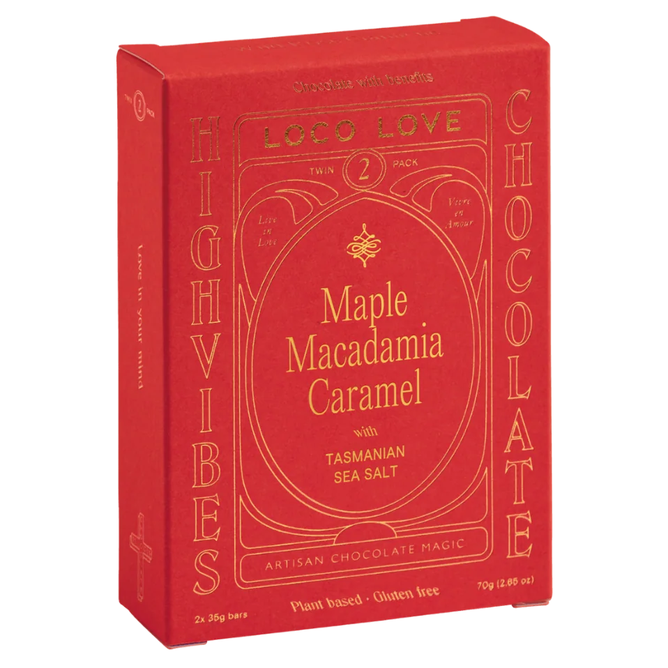Loco Love Macadamia Maple Twin Pack 2 X 35g
