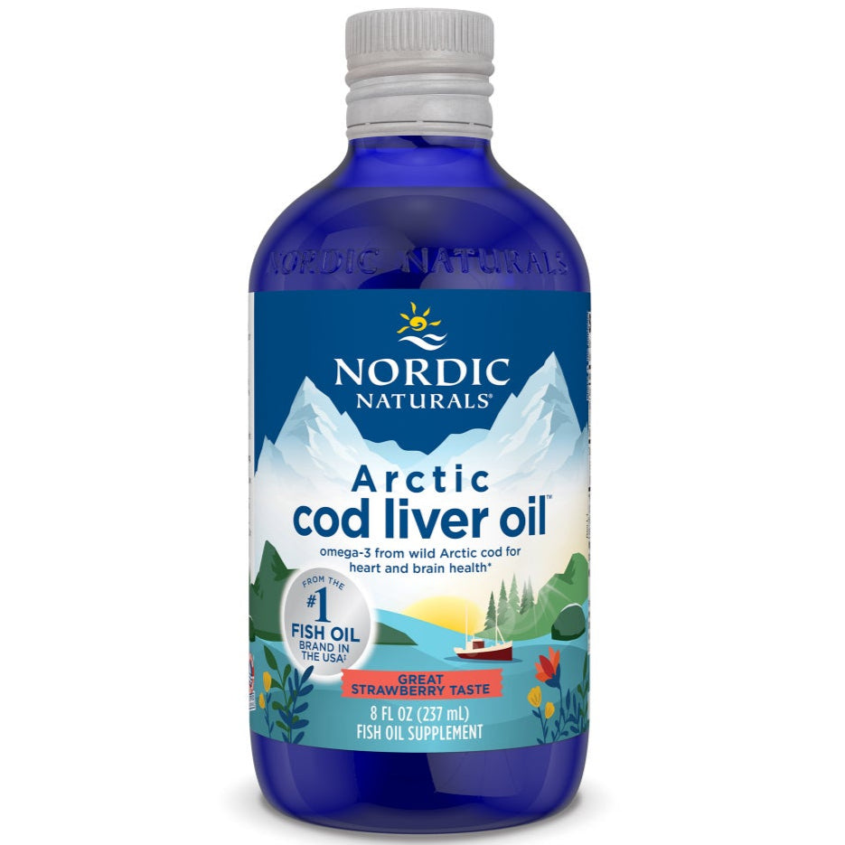 Nordic Naturals Cod Liver Oil Strawberry 237ml
