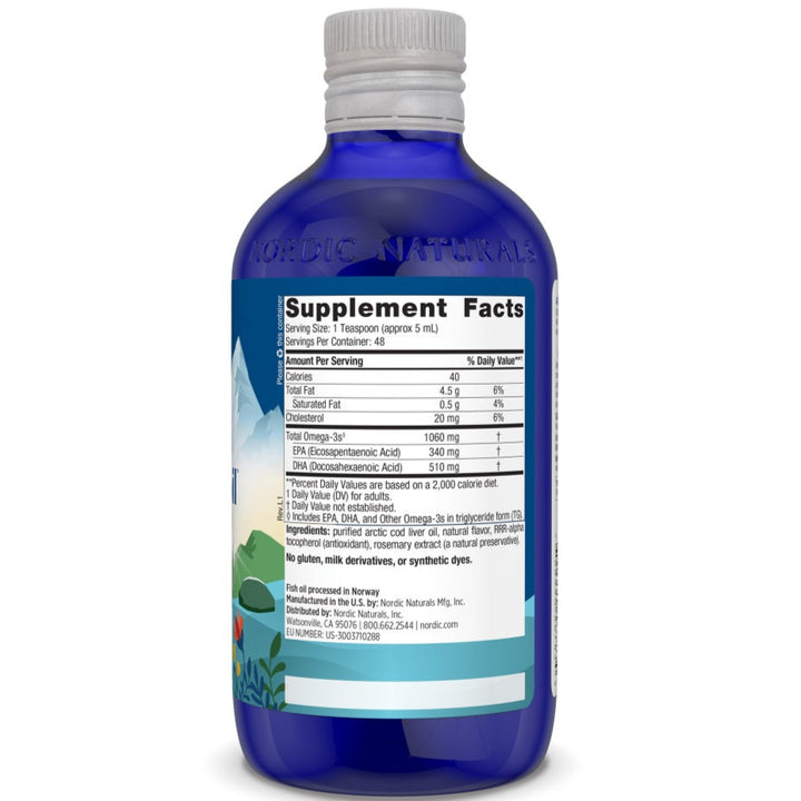 Nordic Naturals Cod Liver Oil Strawberry 237ml