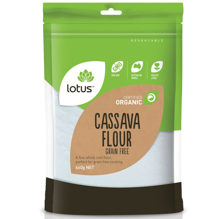 Lotus Organic Cassava Flour 660g