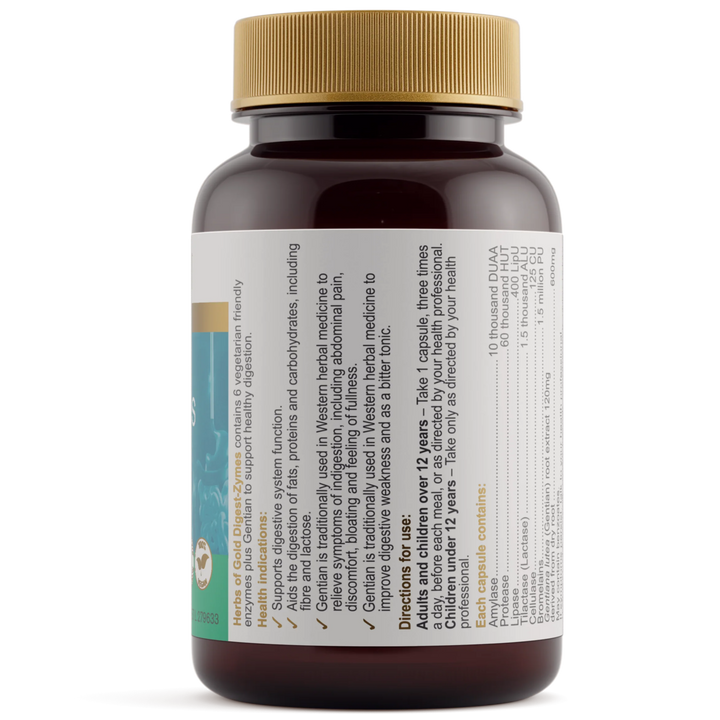 Herbs Of Gold Digest-zymes 60c