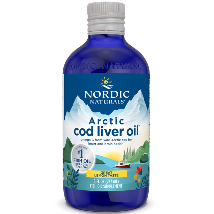 Nordic Naturals Cod Liver Oil Lemon 237ml