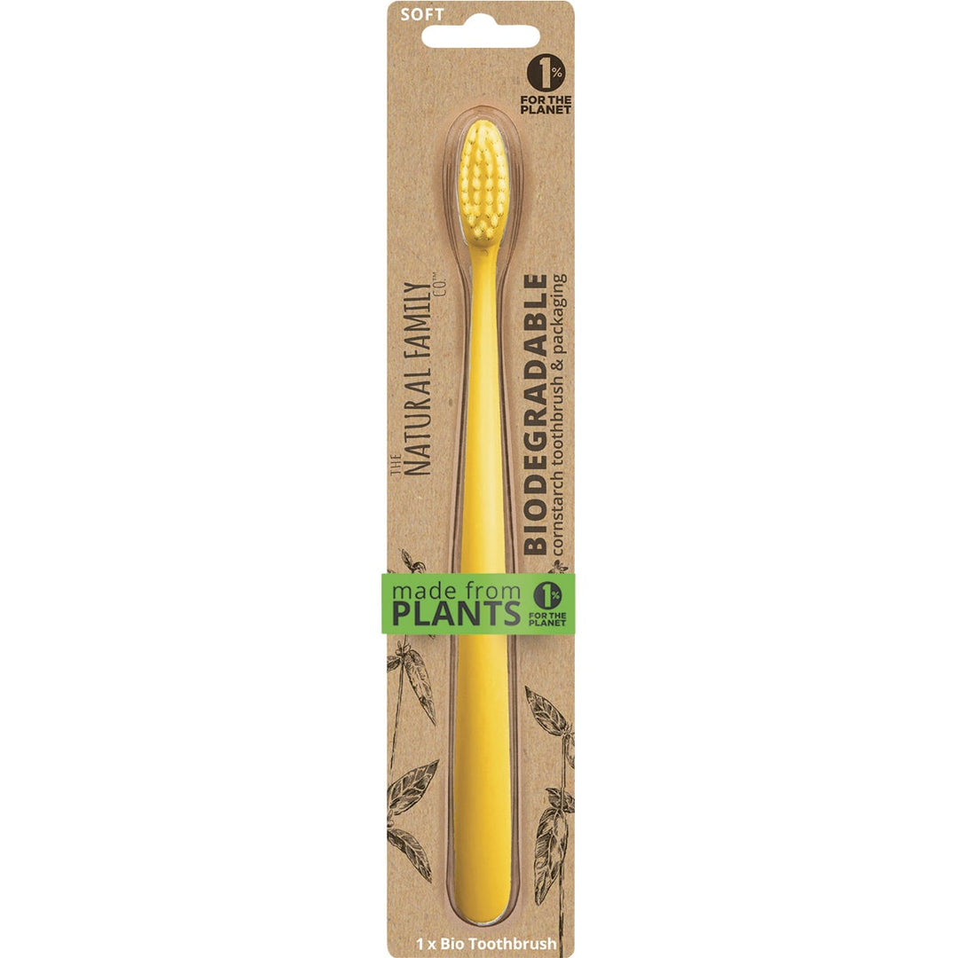 Natural Family Co Bio Toothbrush Neon Mix