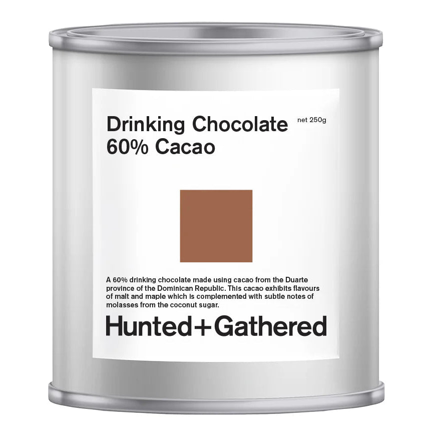 Hunted + Gathered Organic Drinking Chocolate 60% 250g