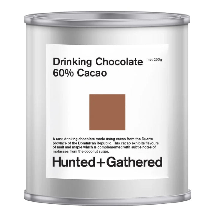 Hunted + Gathered Organic Drinking Chocolate 60% 250g