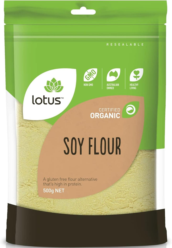 Lotus Organic Soy Flour 500g