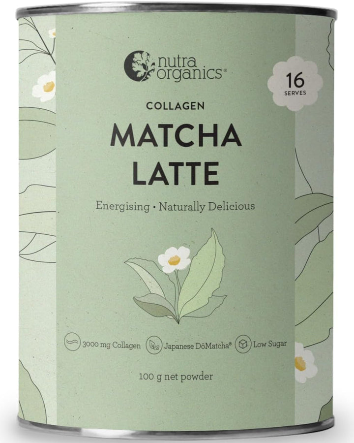 Nutra Organics Collagen Matcha Latte 100g