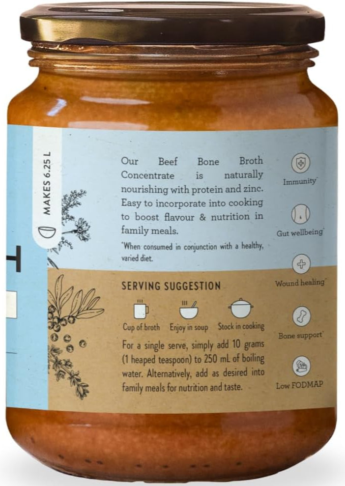 Nutra Organics Bone Broth Concentrate Original Natural Beef 250g