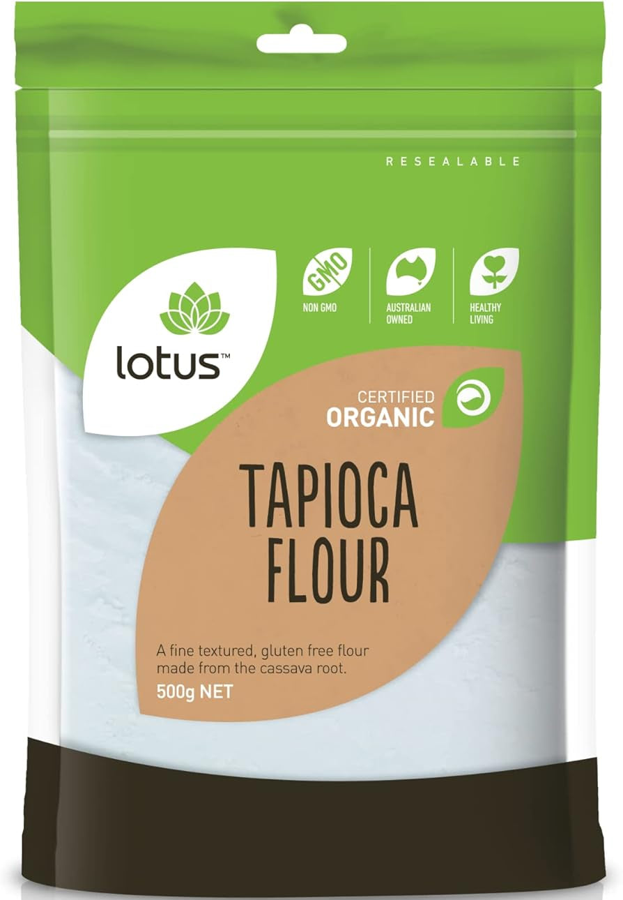 Lotus Organic Tapioca Flour 500g – About Me Organics