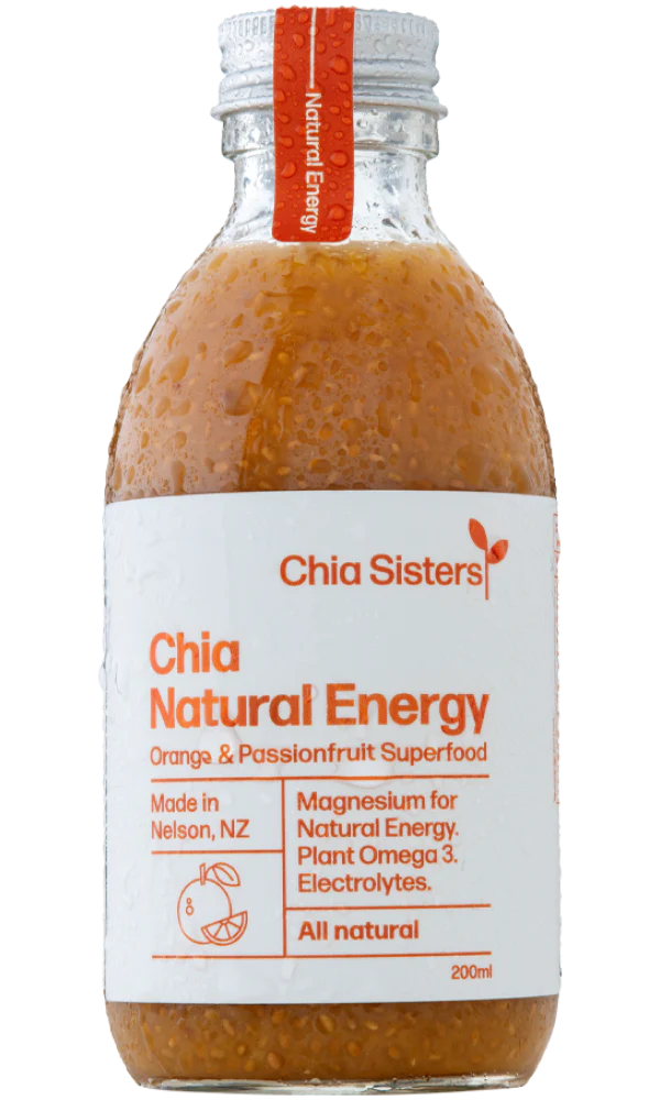 Chia Sisters Chia Drink Orange & Passionfruit 200ml