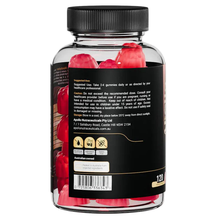 Apollo Creatine Gummies Watermelon Flavour 120 Pieces