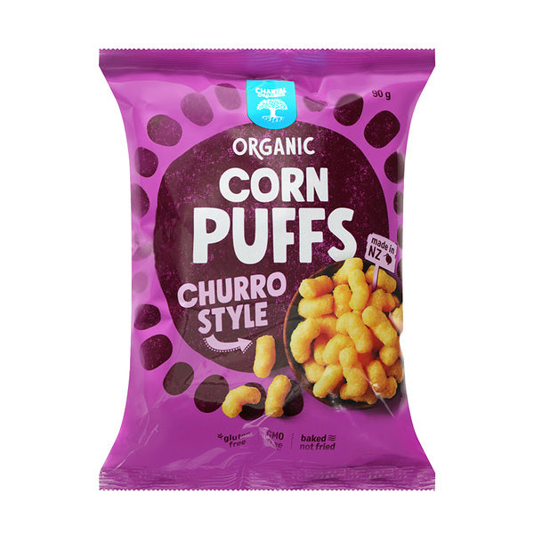 Chantal Organics Corn Puffs Churro Style 90g