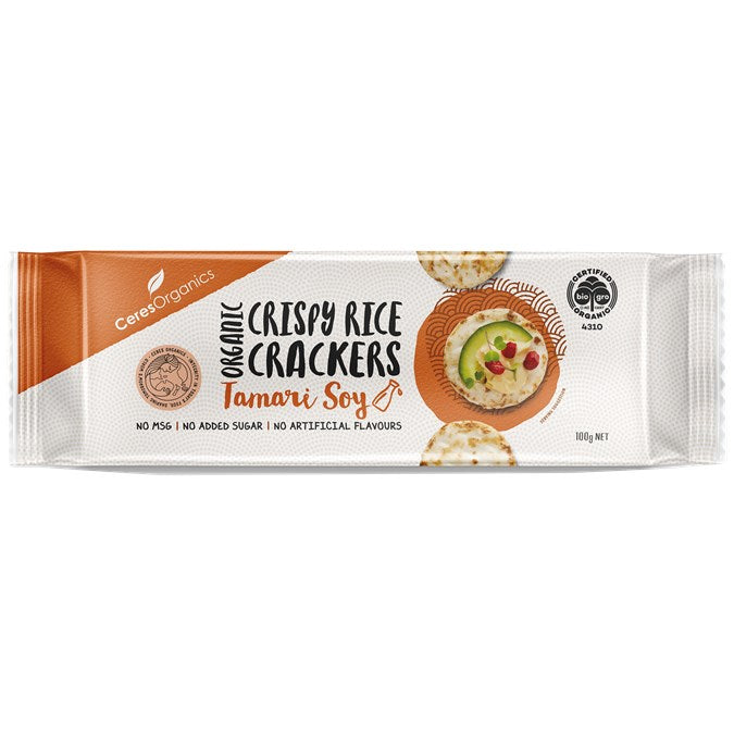 Ceres Organics Rice Cracker Tamsoy100g